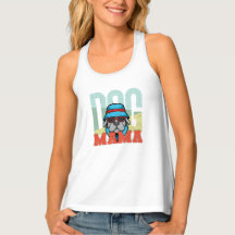Dog mama vintage tanktop