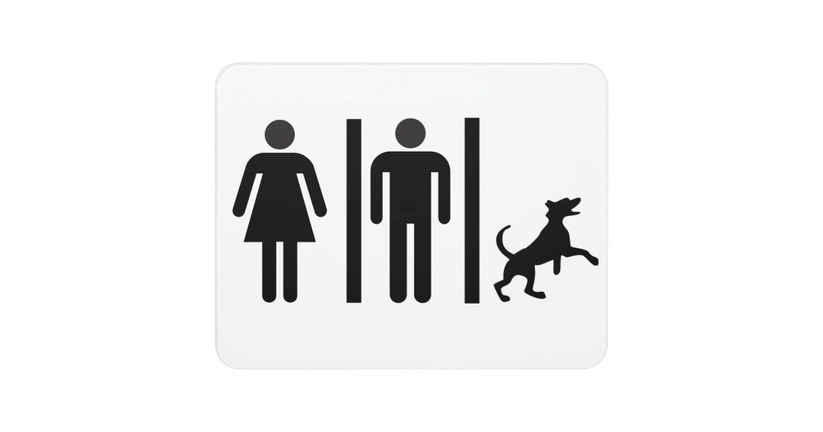 bathroom sign