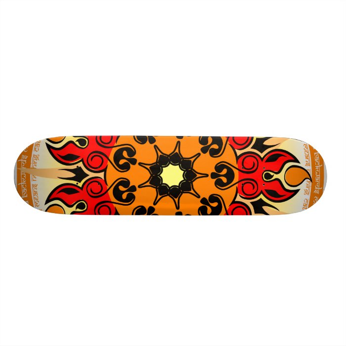 Dog Mandala Skateboard