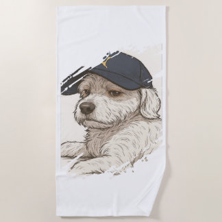 Dog Max Beach Towel