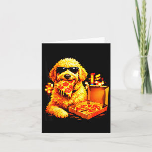 Dog meme goldendoodle meme with sunglasses eat card