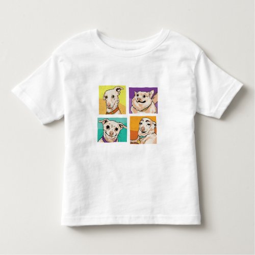 Dog memes collage design toddler t_shirt