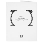 Dog Memorial Announcement - Pet Loss (Back)