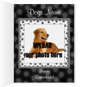 Dog Memorial Announcement - Pet Loss (Inside (Right))