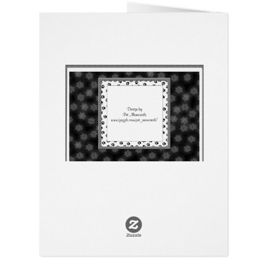 Dog Memorial Announcement - Pet Loss (Back)