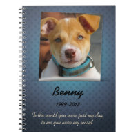 Dog Memorial Custom Photo Journal