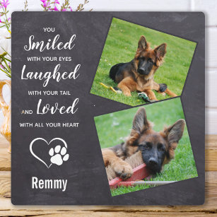 9x9in Personalized Pet Loss Sign, Dog Memorial Gifts For Loss Of