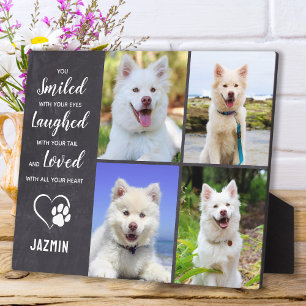 Dog Memorial Gift - Pet Loss Keepsake Dog Sympathy Plaque