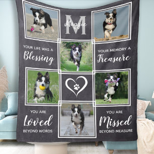 Dog Loss hotsell Blanket, Pet Loss Gift, Custom Pet Photo Blanket, Pet Keepsake