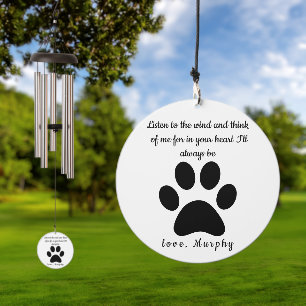 Dog Memorial Gift Pet Memorial Wind Chime