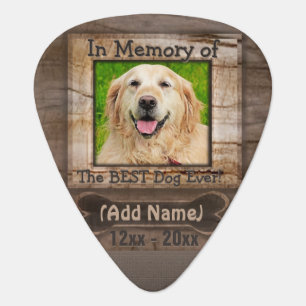 Dog Memorial Guitar Pick