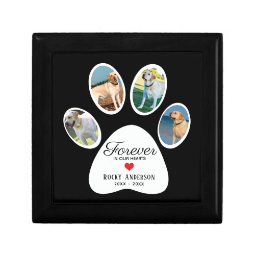 Dog Memorial Keepsake  Gift Box