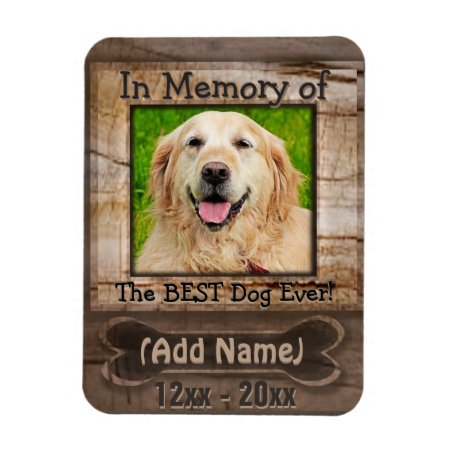 Dog Memorial Magnet