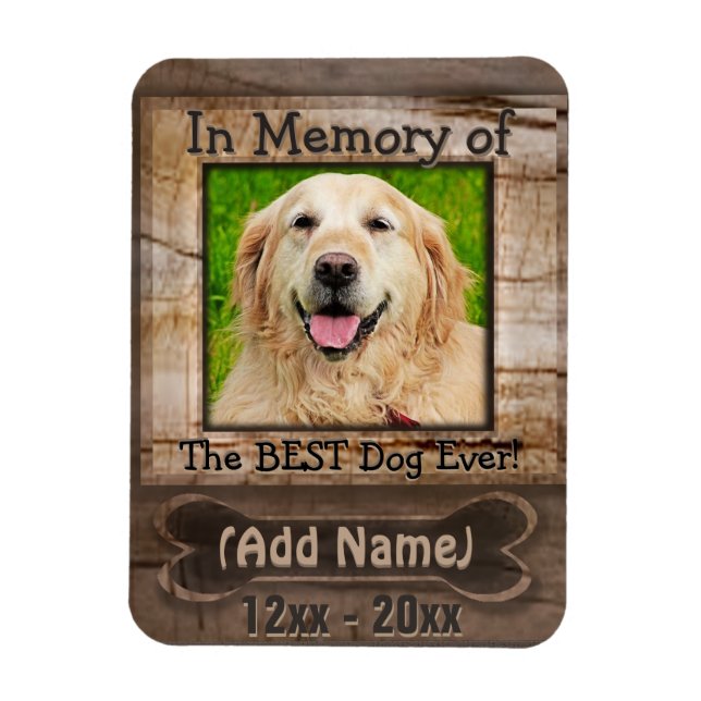 Dog Memorial Magnet (Vertical)