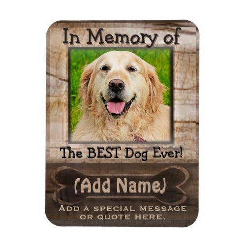 Dog Memorial Magnet