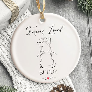Dog Memorial Ornament Pet Personalized