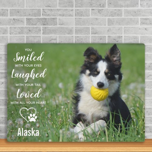 Dog Memorial Pet Loss Gift_ Pet Sympathy Keepsake Plaque
