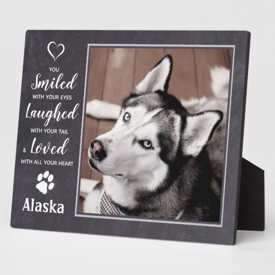 dog remembrance plaque