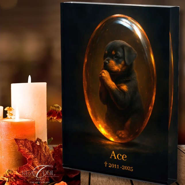 Dog Memorial Photo Block - Rottweiler  (Creator Uploaded)