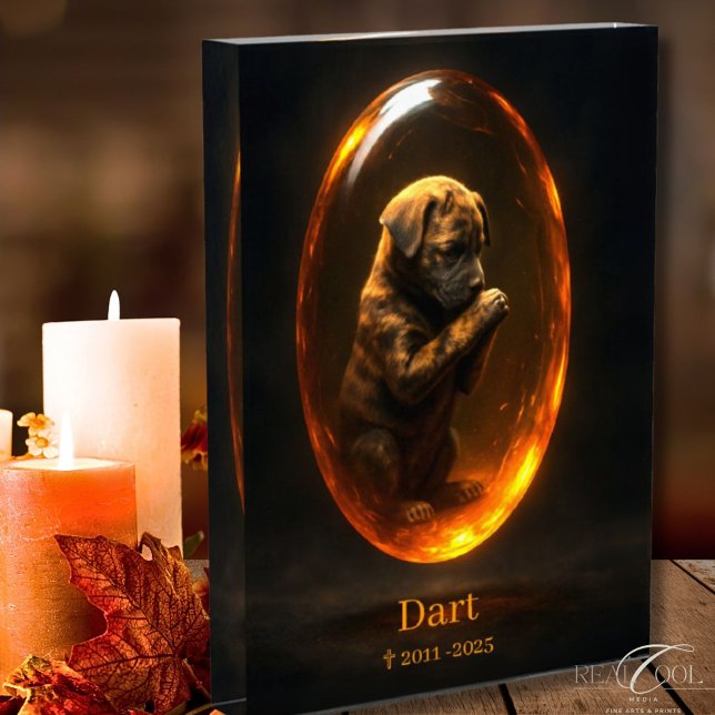 Dog Memorial Photo Block - Tennessee Brindle (Creator Uploaded)