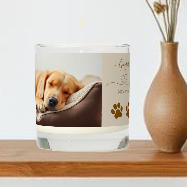 Dog Memorial Scented Candle (Dog Memorial Scented Candle)
