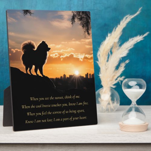 Dog Memorial Spiritual Poem Toy Breed Plaque