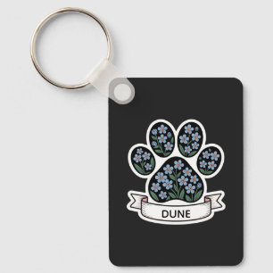 Dog Memorial Sympathy Keepsake Pet Loss Keychain