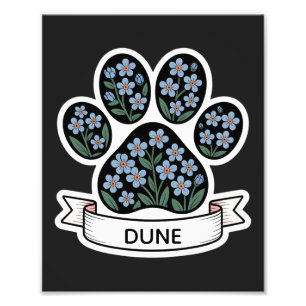 Dog Memorial Sympathy Keepsake Pet Loss Photo Print