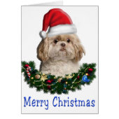 Dog Merry Christmas card (Front)