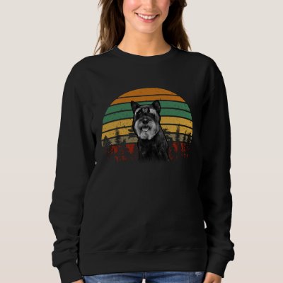 Dog   Mini Schnauzer Womens Miniature Schnauzer Sweatshirt