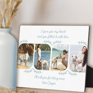 Dog Mom 4 Vertical Photo Loving Words Leaf Frame