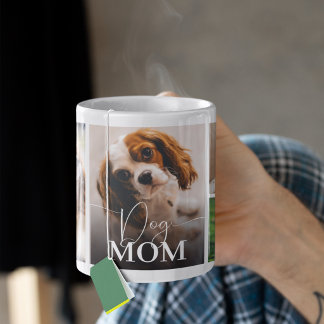 Dog Mom 5 Photo Collage Coffee Mug