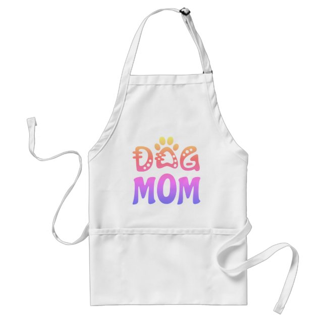 Dog Mom Adult Apron (Front)