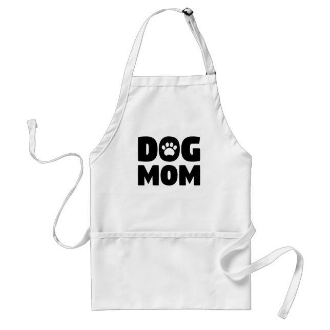 Dog Mom Adult Apron (Front)