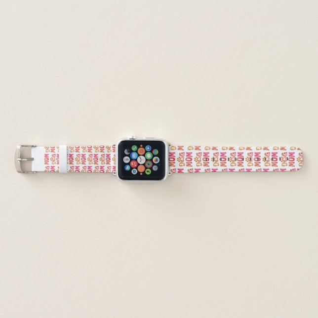 Dog Mom Apple Watch Band (Front)