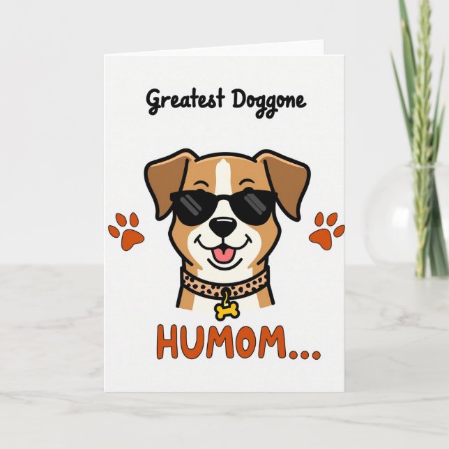 Dog Mom Appreciation Card (Front)