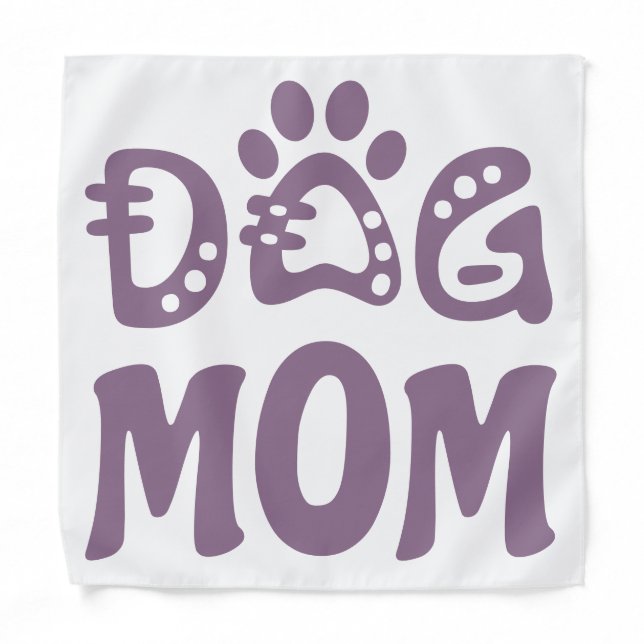 Dog Mom Bandana (Front)