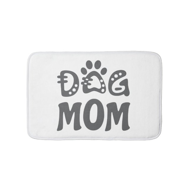 Dog Mom Bath Mat (Front)