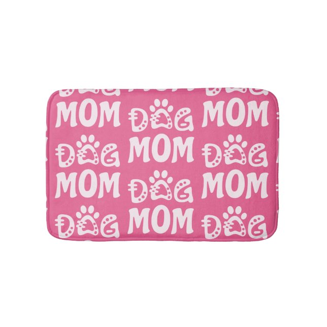 Dog Mom Bath Mat (Front)