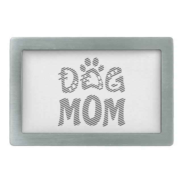 Dog Mom Belt Buckle (Front)