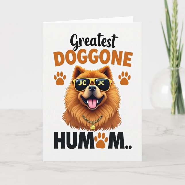 Dog Mom Best Day Ever Card (Front)