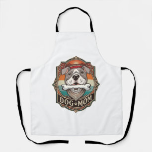 Dog Mom Bone Bandana Vintage Frame_1 Apron