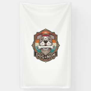 Dog Mom Bone Bandana Vintage Frame_1 Banner