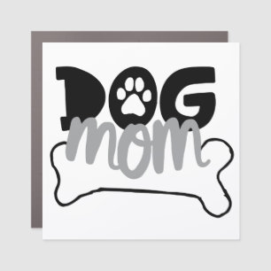 Dog Mom Bone Quotes About Dog Being Family Dog Art Car Magnet