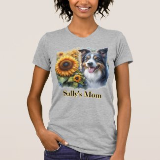 Dog Mom Border Collie T-Shirt