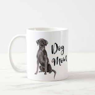Black Lab Mom Coffee Travel Mugs Zazzle Dog Mom Brushed Lettering Black Lab Coffee Mug