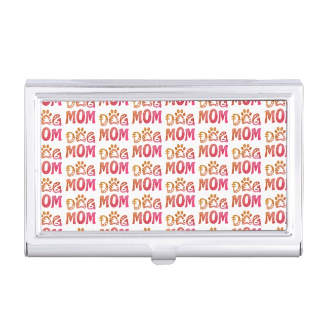 Dog Mom Business Card Case (Front)