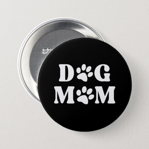 Dog mom button
