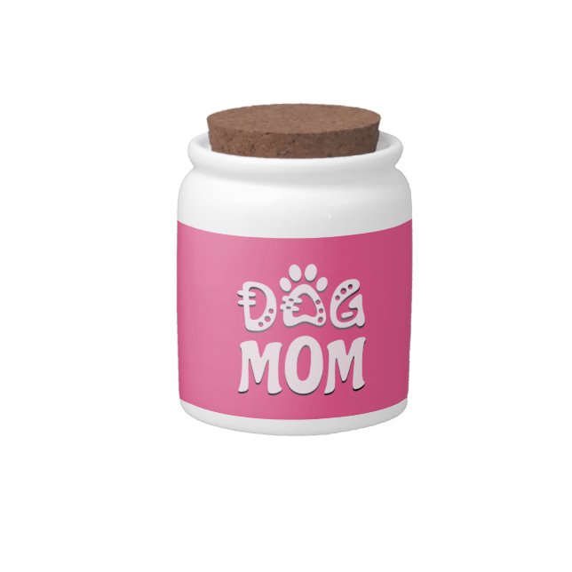 Dog Mom Candy Jar (Front)