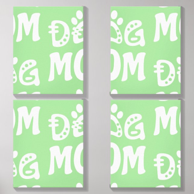 Dog Mom Canvas Photo Tile (Front Set)